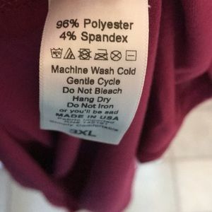 LuLaRoe Dresses - LuLaRoe Maria 3X maroon NWT LuLaRoe Dresses - LuLaRoe Maria 3X maroon NWT